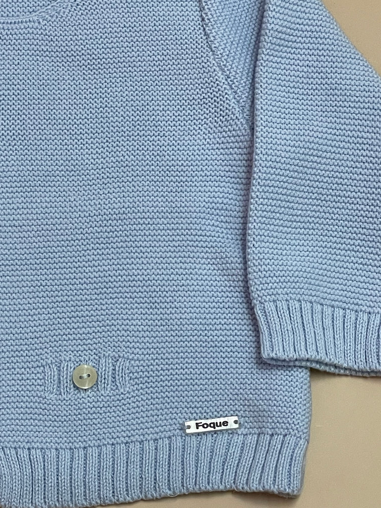 Baby Blue Knitted Cardigan
