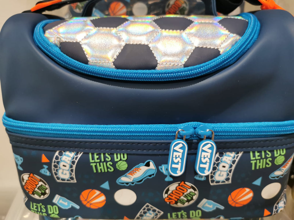 Boys Insulated Keep Warm Lunch Bag (Football, dinosaur and spaceship)