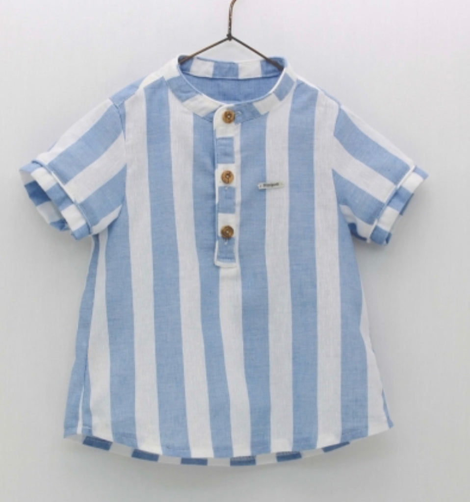 Blue Striped Boy’s Shirt