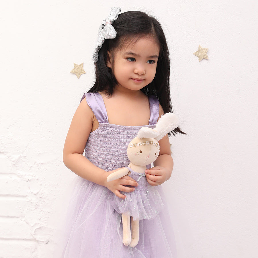Lilac Ballerina Bunny Velvet Toy