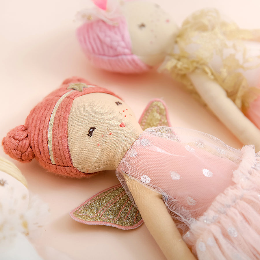 Sparkling Fairy Linen Doll in gift Bag
