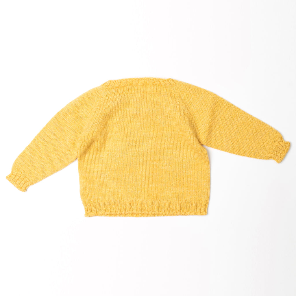 Race Car Sweater (Mustard) - Happy Milk