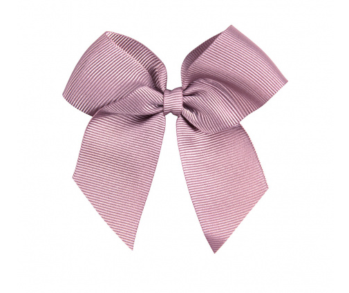 Hairclip with Grossgrain Bow Pale Pink