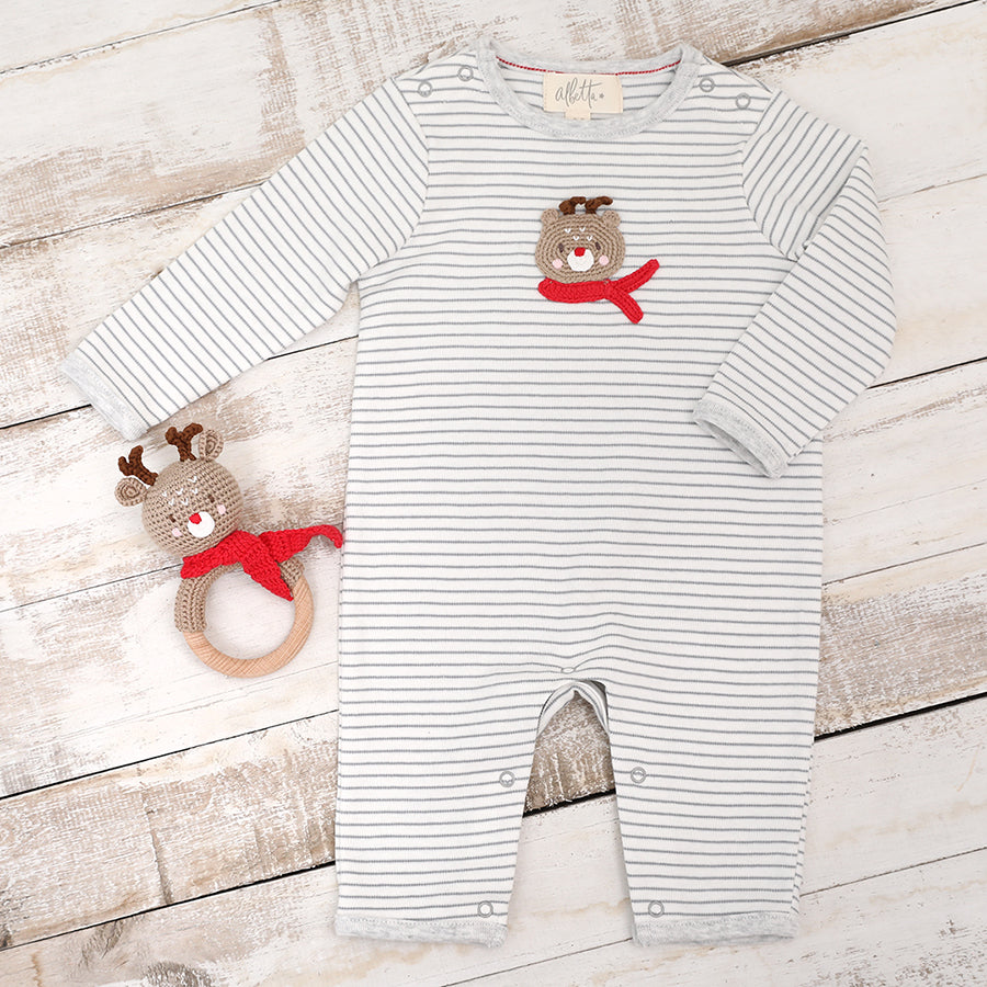 Crochet Reindeer Babygro