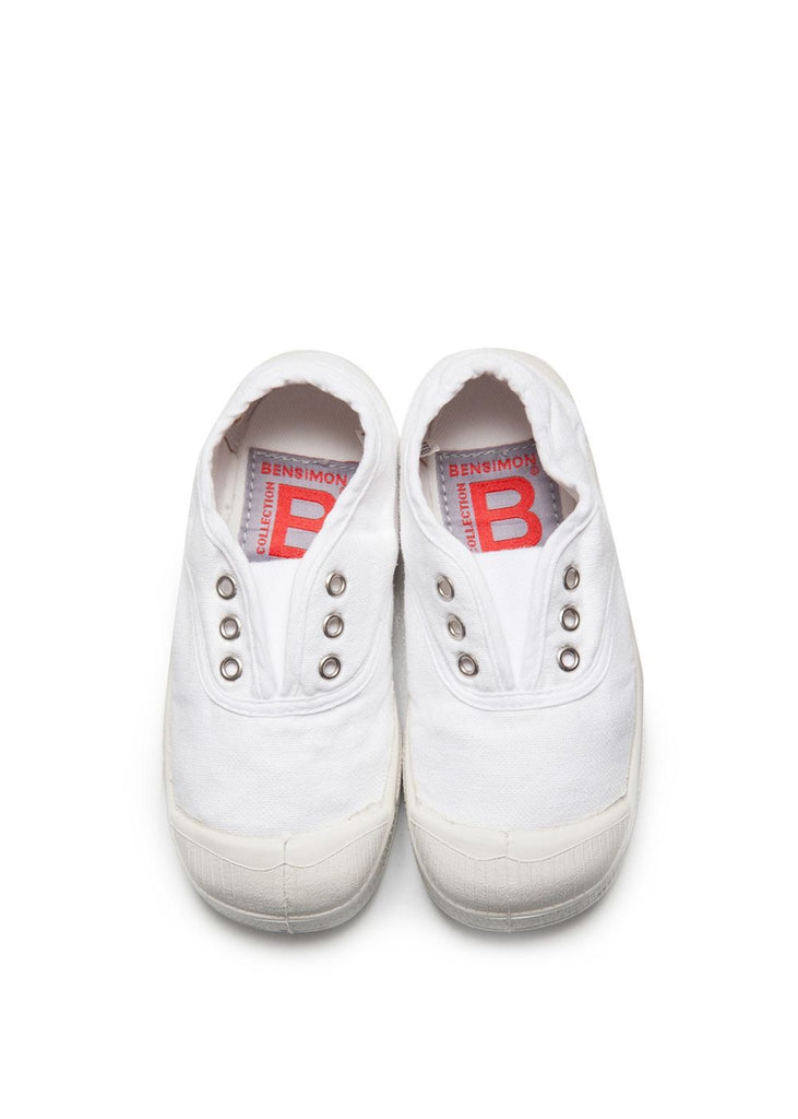 Cotton Canvas Sneakers (White)