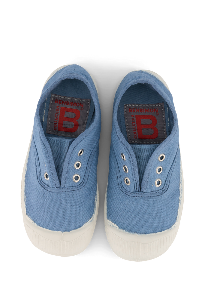 Cotton Canvas Sneakers (Denim Blue)