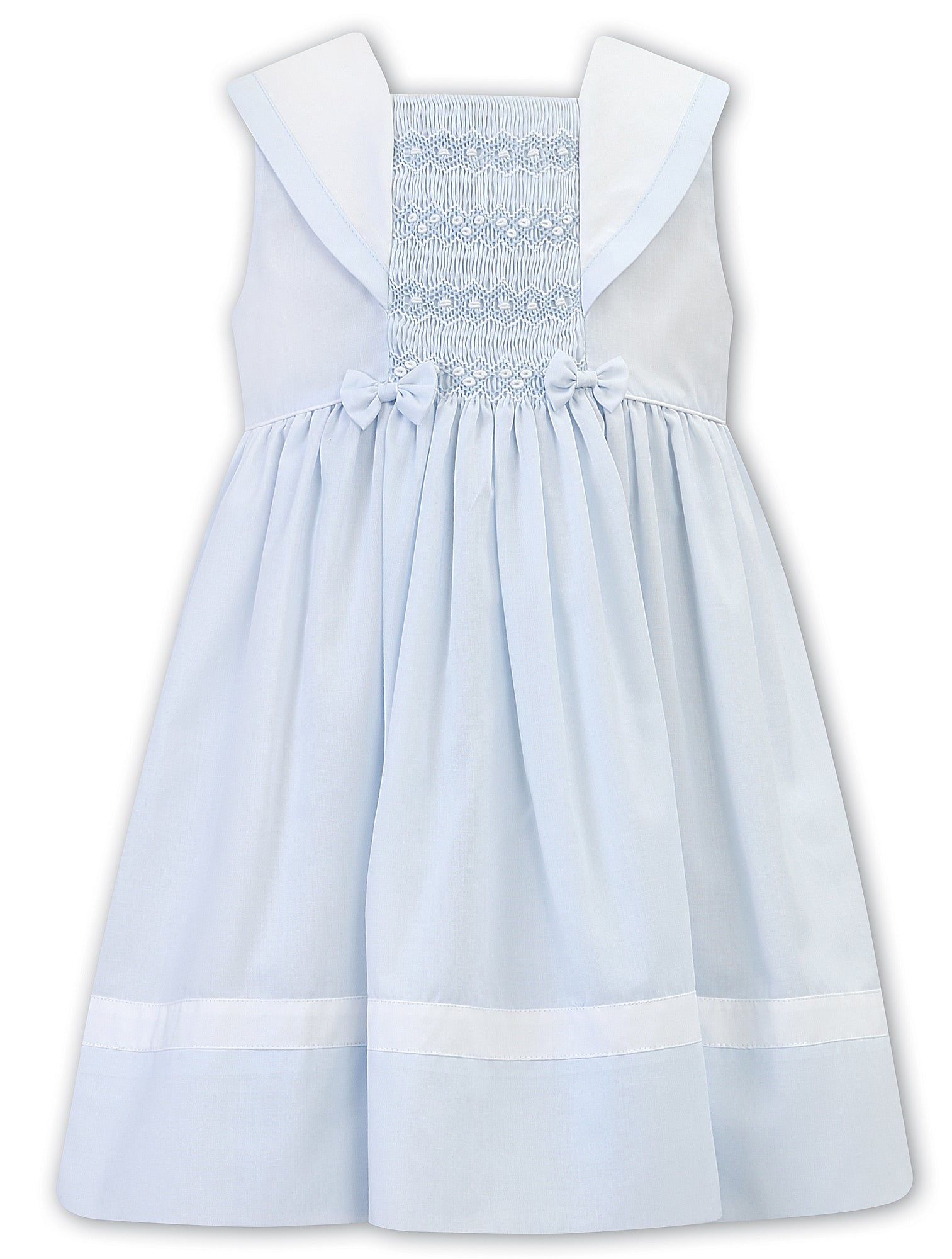 Baby Blue Sleeveless Sailor Dress