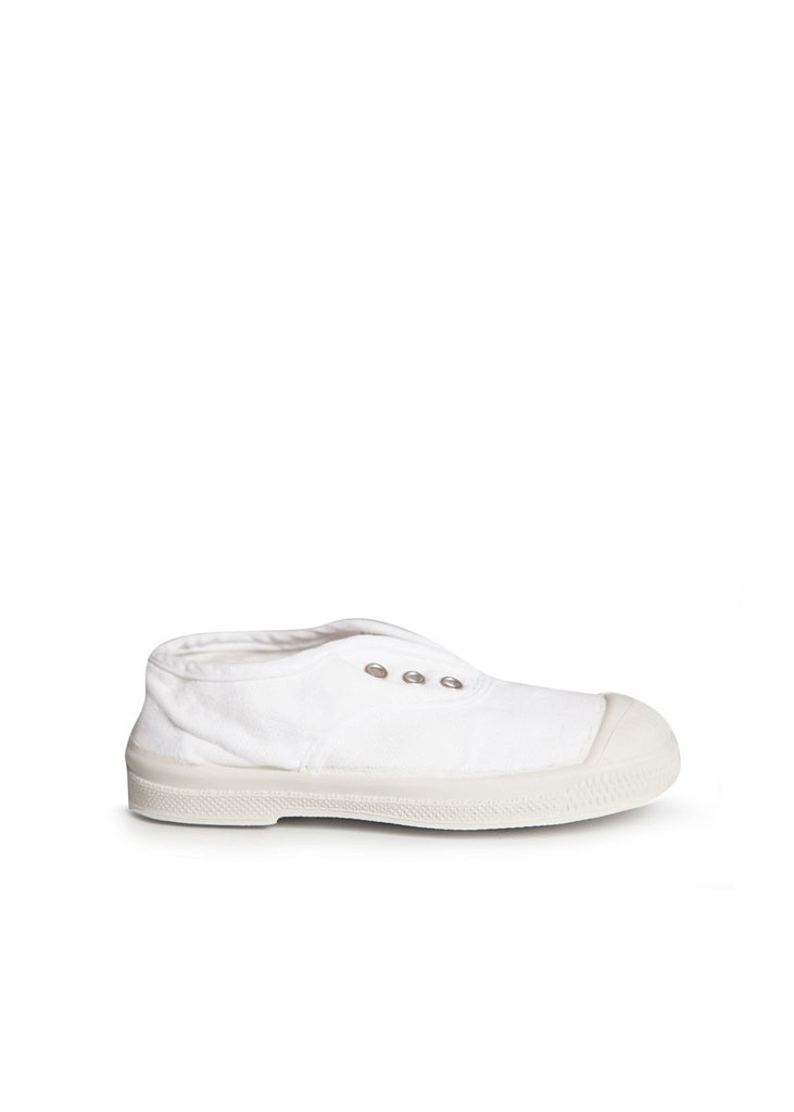 Cotton Canvas Sneakers (White)