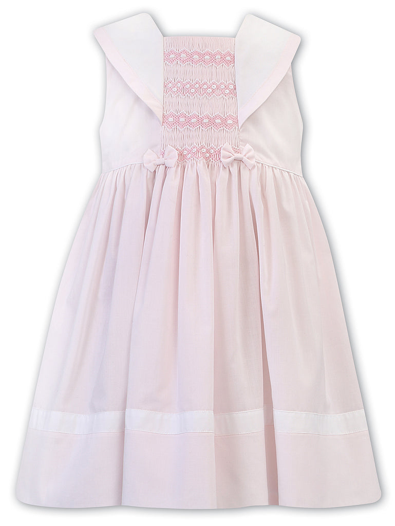 Pink Sleeveless Sailor Dress - Happy Milk